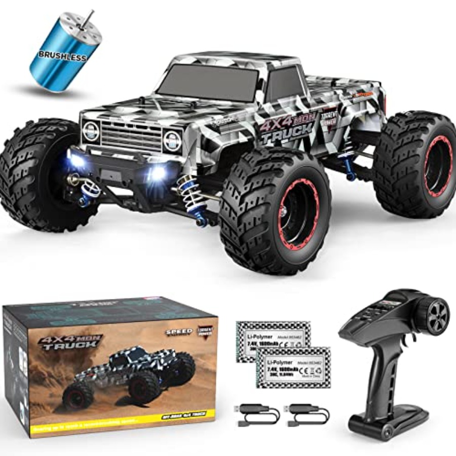 Rc Hobby Grade Monster Truck - شاحنة وحشية رباعية الدفع تعمل بالتحكم