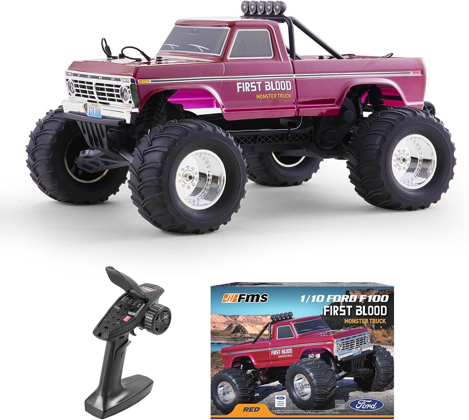 Rc Hobby Grade Monster Truck - شاحنة فورد F-100 RC مونستر تراك