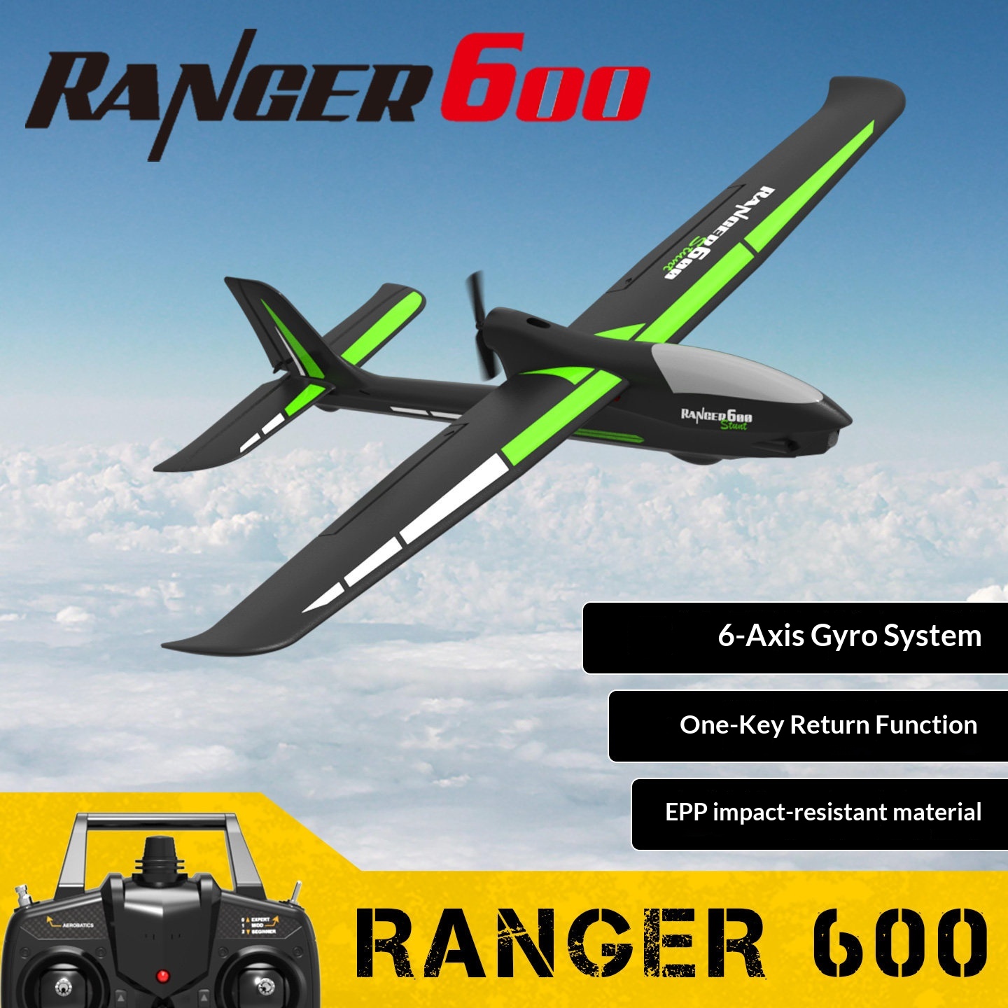 Rc Glider Foam Wing - طائرة أولانسي ذات الجناح الثابت للتحكم