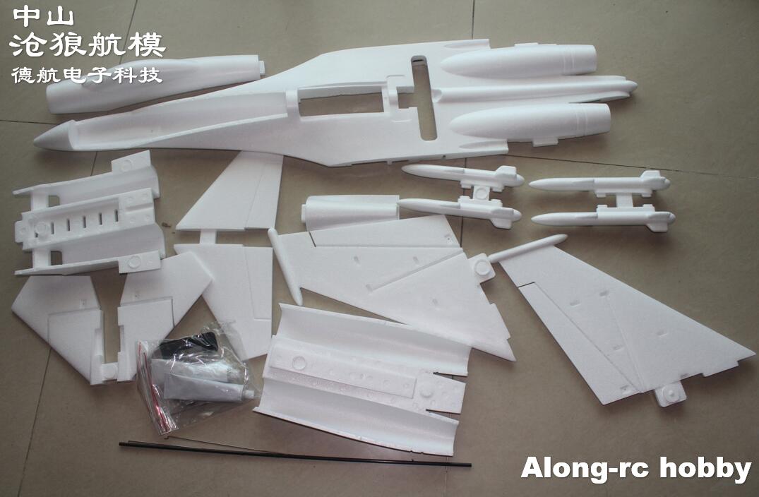 طائرة EPO RC بيضاء SU-27 SU27  - مراجعة Rc Hobby Plane وسعره