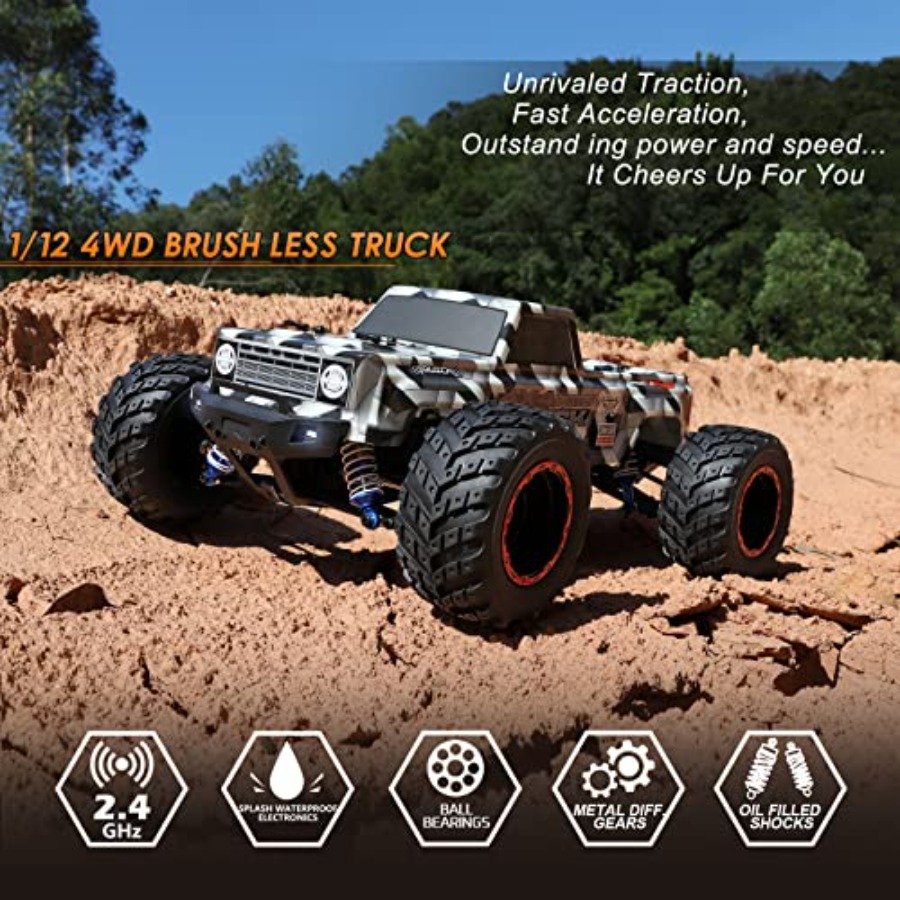 شاحنة وحشية رباعية الدفع تعمل  - مراجعة Rc Hobby Grade Monster Truck وسعره