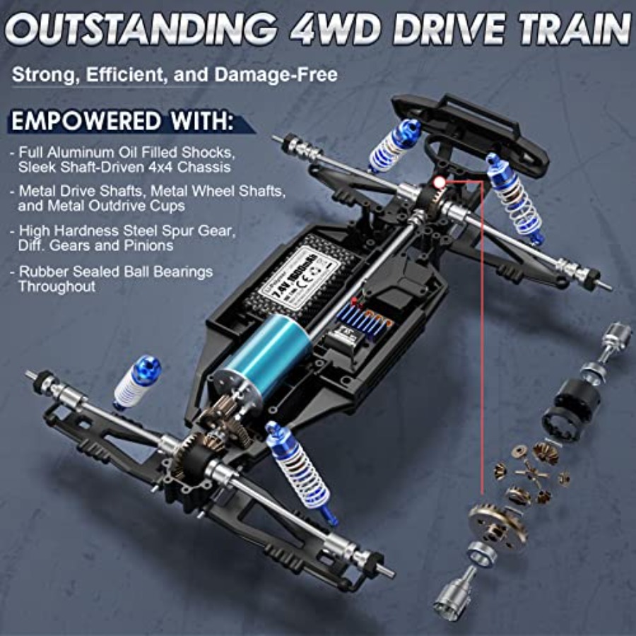 شاحنة وحشية رباعية الدفع تعمل  - مراجعة Rc Hobby Grade Monster Truck وسعره