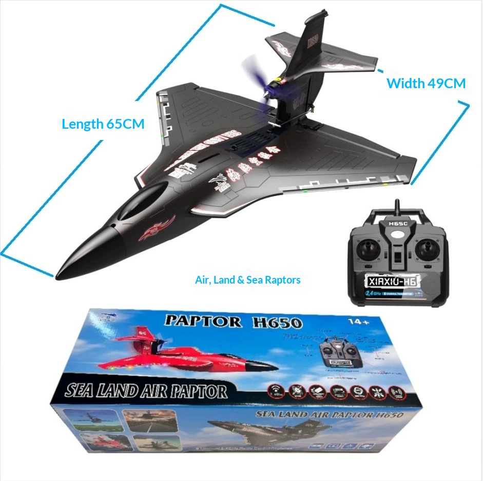 طائرة تحكم عن بعد 6CH H650 راب - مراجعة Rc Glider Foam Wing وسعره