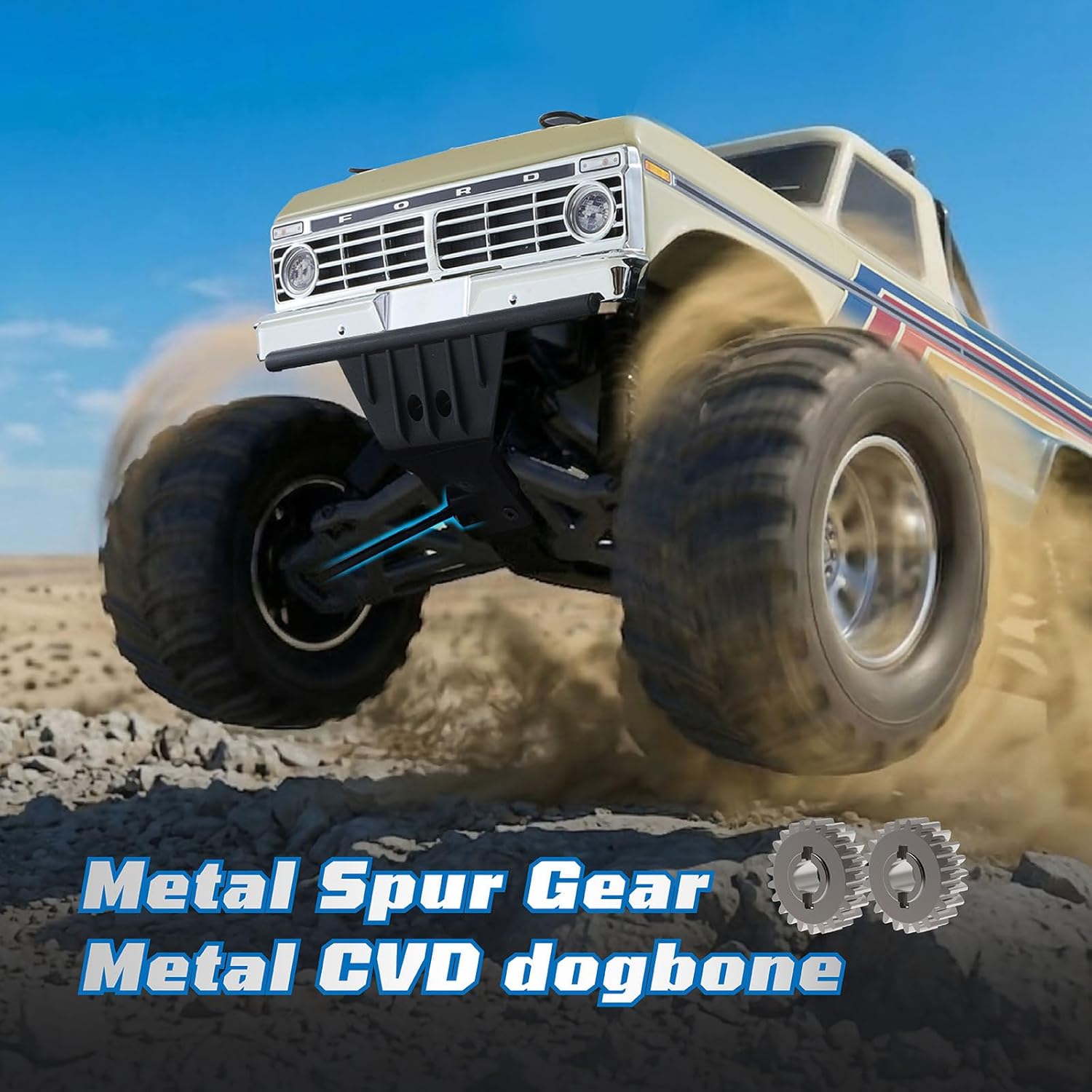 سيارة فورد F-100 الكهربائية بد - مراجعة Rc Hobby Grade Monster Truck وسعره