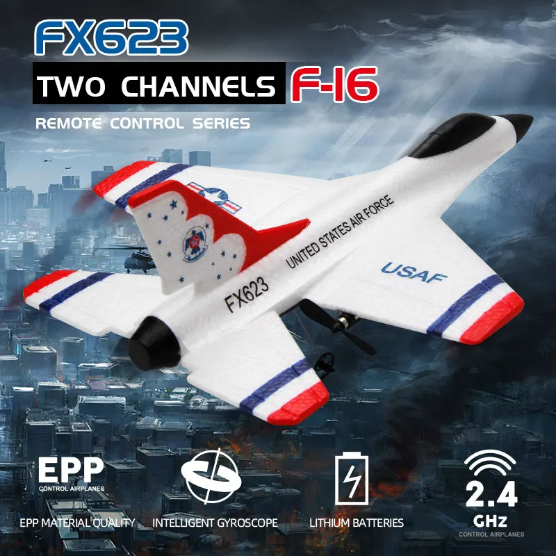 ألعاب الرغوة FX623 الطائرات 2. - مراجعة Rc Glider Foam Wing وسعره