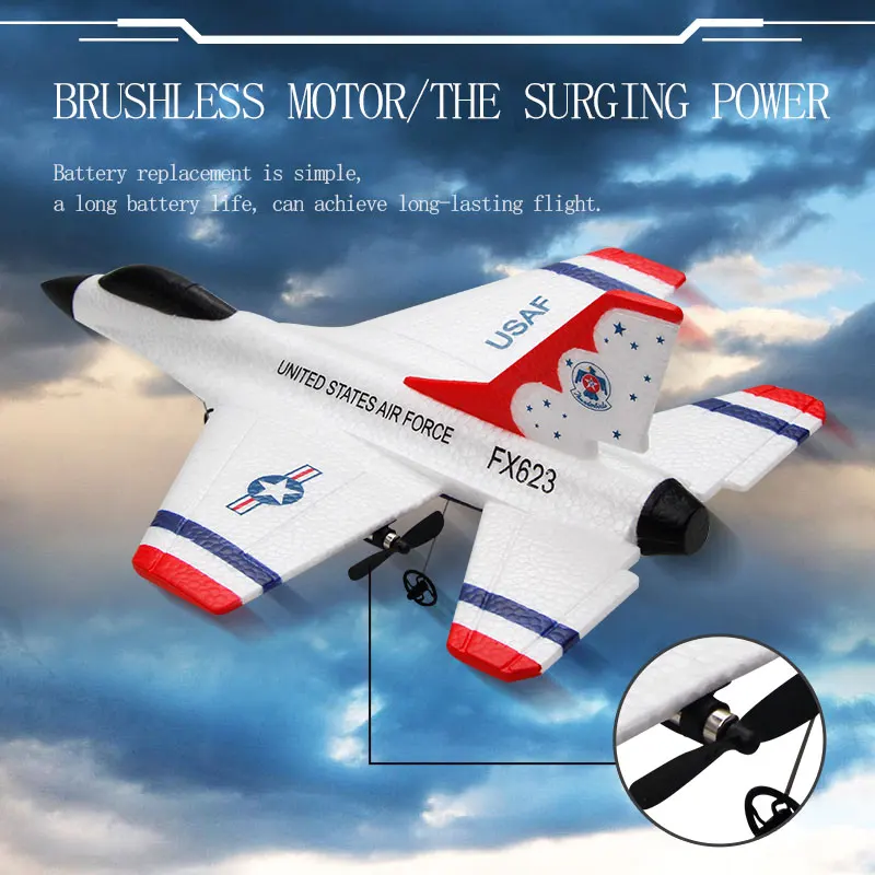 ألعاب الرغوة FX623 الطائرات 2. - مراجعة Rc Glider Foam Wing وسعره